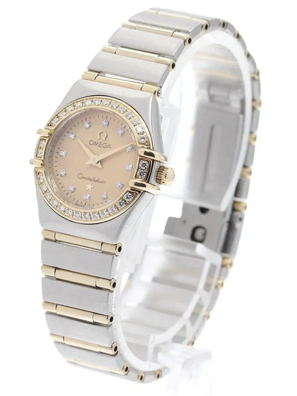 OMEGA Constellation 1267.15 Diamond bezel 12P full bar Quartz Ladies_966446